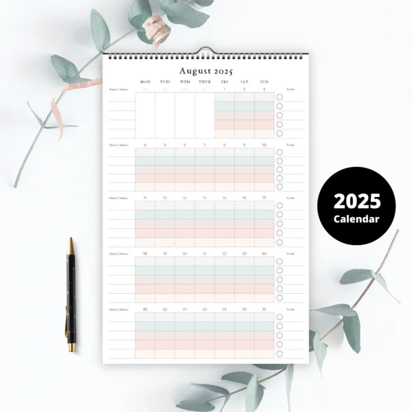 2025 Family Wall Calendar - Image 3