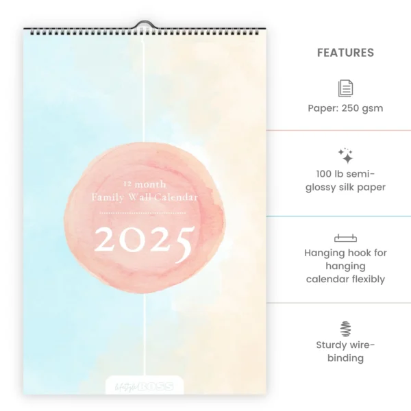 2025 Family Wall Calendar - Image 4