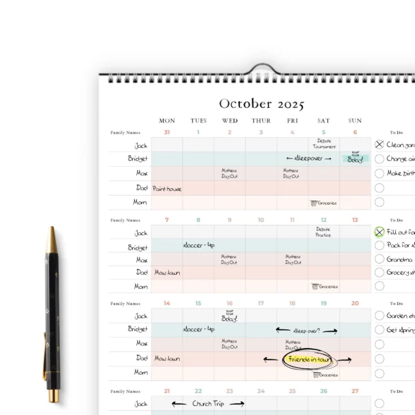 2025 Family Wall Calendar - Image 7