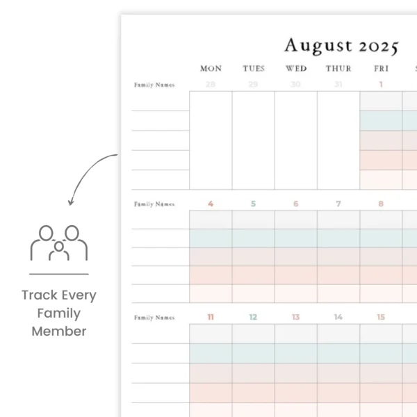 2025 Family Wall Calendar - Image 10